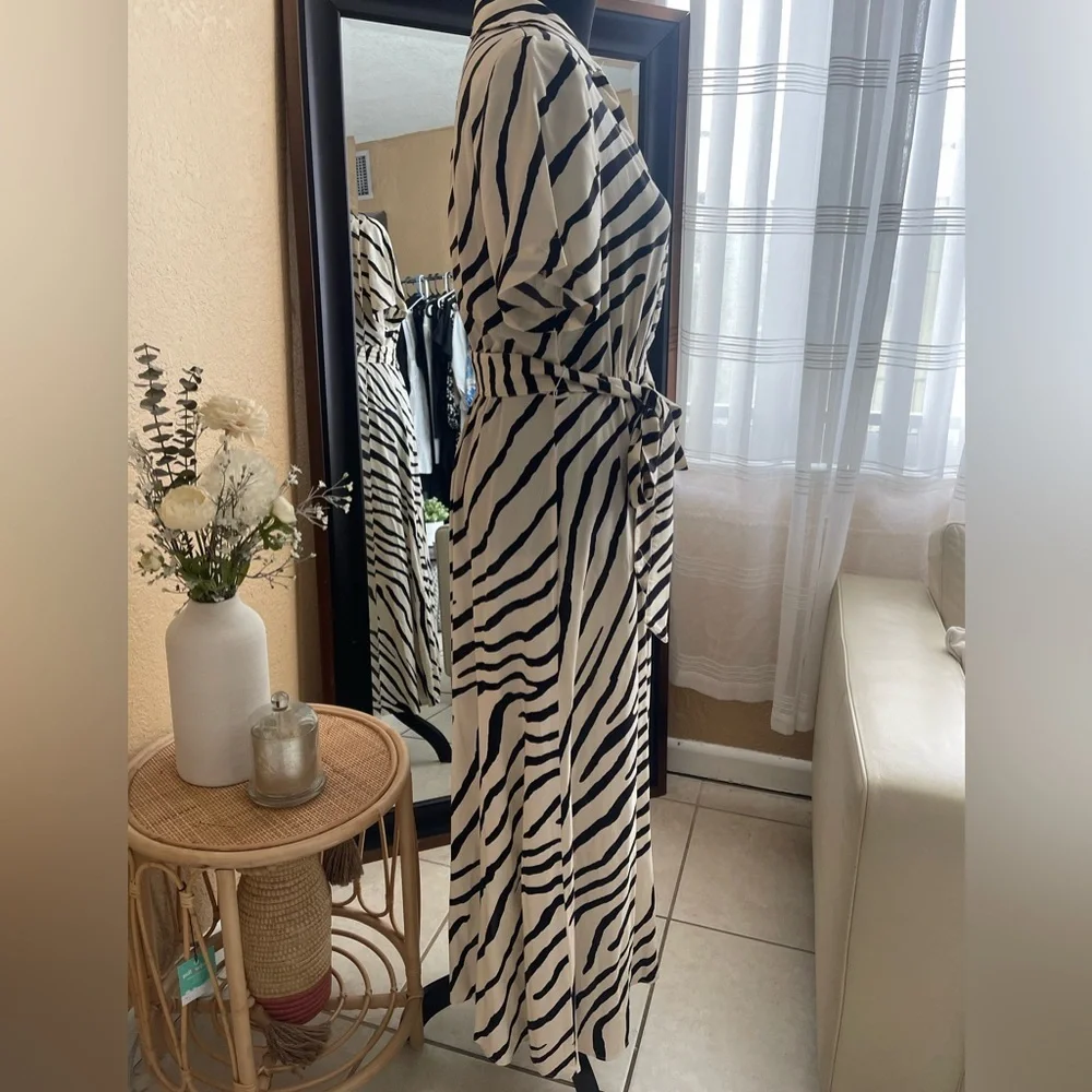 H&M Black and White Striped Maxi Dress size XS

He has a static at the waist. - Picture 2 of 10